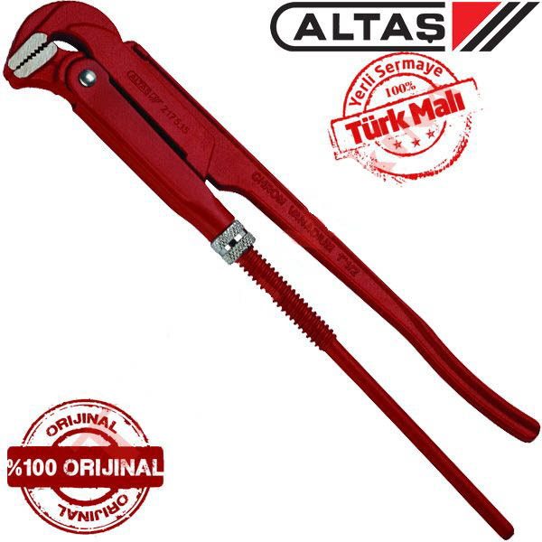 Altaş 175PB 1'' 320mm Maşalı Boru Anahtarı İsveç Modeli