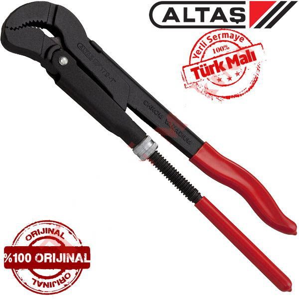 Altaş 179PB 2'' Maşalı Boru Anahtarı İsveç Modeli