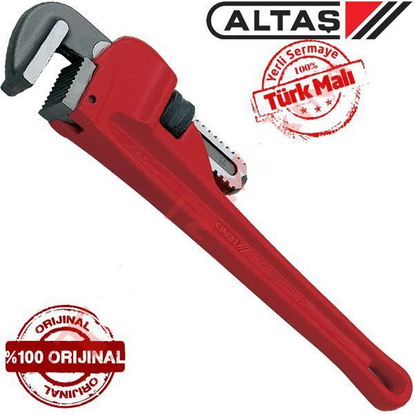 Altaş 227-18'' 405mm Ağır Tip Boru Anahtarı Amerikan Model