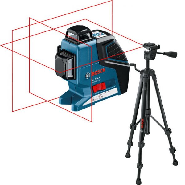 Bosch GLL 3-80 P + BT 150 Çizgi Hizalama Lazeri
