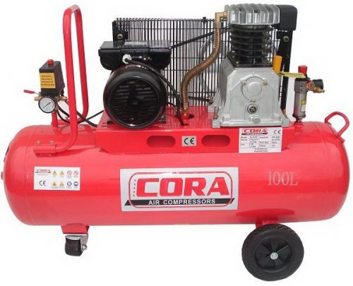 Cora 100 Kompresör Kasnaklı 100 Litre