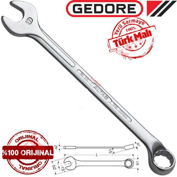 Gedore 28mm Kombine Anahtar Uzun Tip