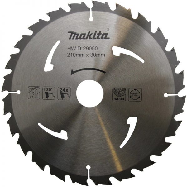 Makita D-29050 Elmas Daire Testere Bıçağı 210mm 24Diş