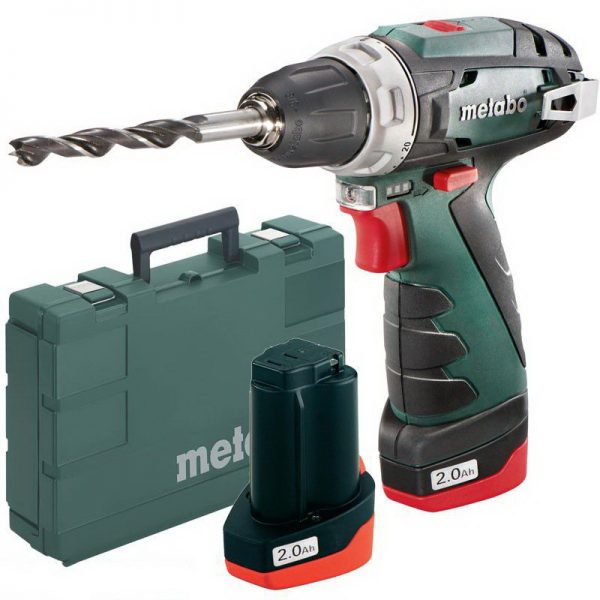 Metabo PowerMaxx BS 10.8V 2A Li-ion Çift Akülü Vidalama Çantalı