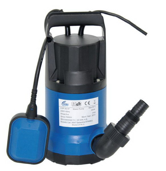 Rain Pump 400W Plastik Gövdeli Atık Su Drenaj Pompası // CSP 401 PW Rain Pump 400W Plastik Gövdeli Atık Su Drenaj Pompası // CSP 401 PW