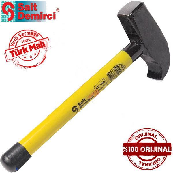 Sait Demirci 2000gr Metal Saplı Kamyoncu Çekiç