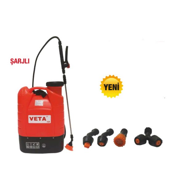 Veta 16A Şarjlı İlaçlama Makinası 16 Litre
