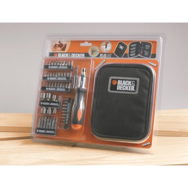 Black&Decker A7104 56 Parça Cırcırlı Tornavida ve Vidalama Uç Seti