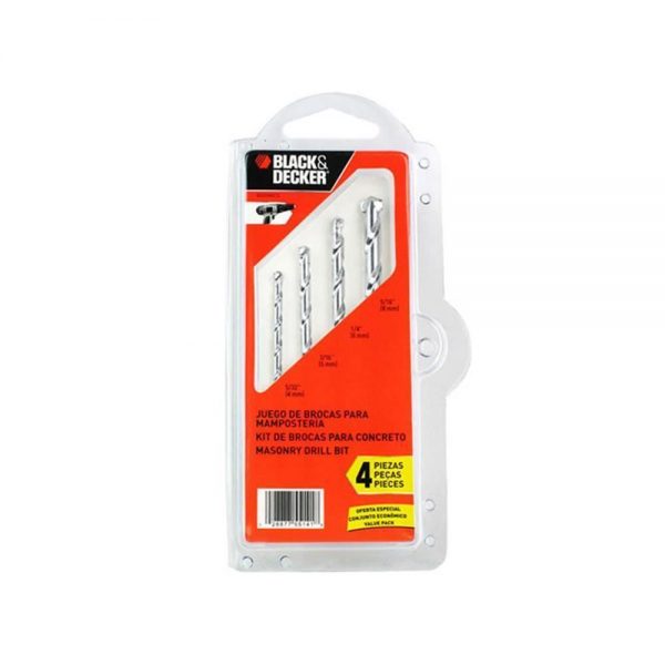 Black&Decker BD0040CS 4 Parça Beton Matkap Uç Seti