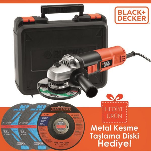 Black&Decker KG901K 900Watt 115mm Avuç Taşla