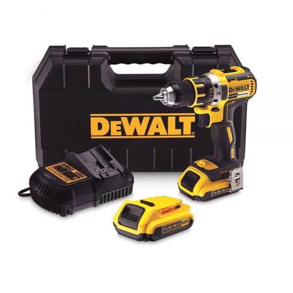 Dewalt DCD732D2 14.4Volt/2.0Ah Li-ion Çift Akülü Kömürsüz Profesyonel Vidalama