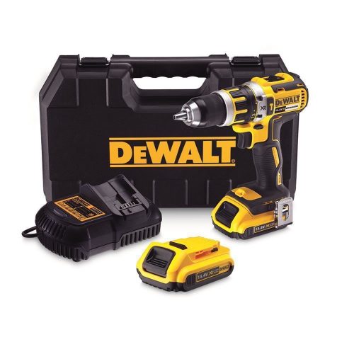 Dewalt DCD737D2 14.4Volt/2.0Ah Li-ion Çift Akülü Kömürsüz Profesyonel Darbeli Matkap