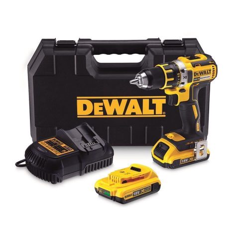 Dewalt DCD790D2 18Volt/2.0Ah Li-ion Çift Akülü Kömürsüz Profesyonel Vidalama