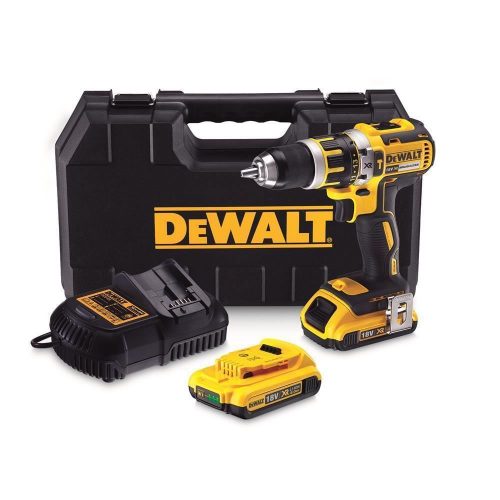 Dewalt DCD795D2 18Volt/2.0Ah Li-ion Çift Akülü Kömürsüz Profesyonel Darbeli Matkap