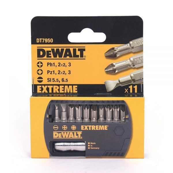Dewalt DT7950 11 Parça EXTREME Vidalama Uç Seti