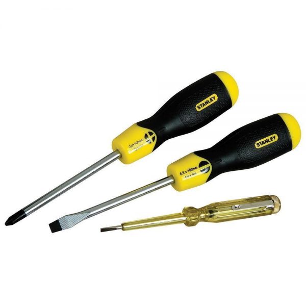 Stanley ST065012 Tornavida Seti 3 Parça Cushiongrip