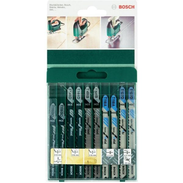 Bosch Dekupaj Testere Bıçağı 10 Parça