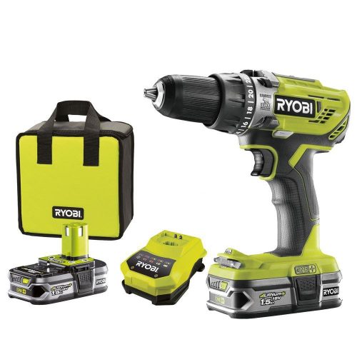 Ryobi R18PD3215S 18Volt/1.5Ah Li-ion Çift Akülü 2 Vitesli Darbeli Matkap