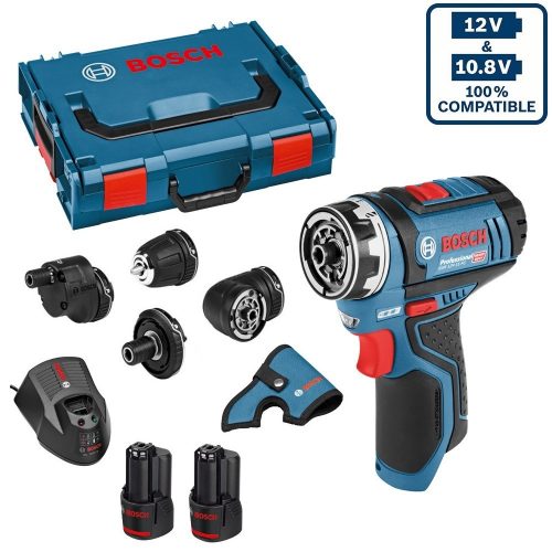 Bosch GSB 12V-15 Çift Akülü Darbeli Vidalama Makinası 12V 2.0Ah