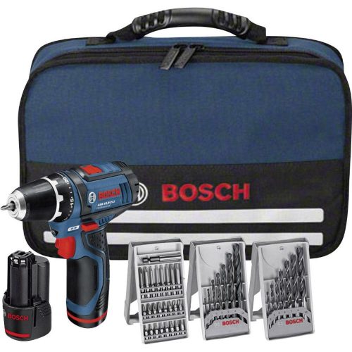 Bosch GSR 10.8-2-Li Çift Akülü Vidalama 10.8V 2.0Ah Setli