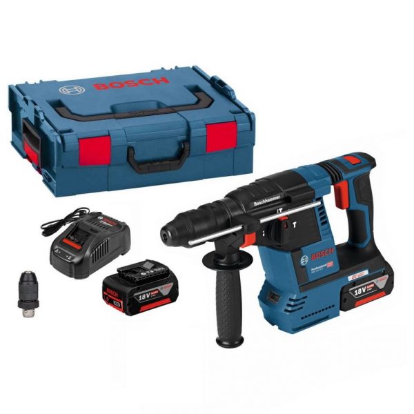 Bosch GBH 18 V-26-F Çift Akülü Kırıcı Delici Matkap 18V 6.0Ah