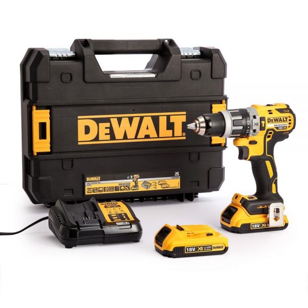 Dewalt DCD796D2 18Volt/2.0Ah Li-ion Çift Akülü Kömürsüz Profesyonel Darbeli Matkap