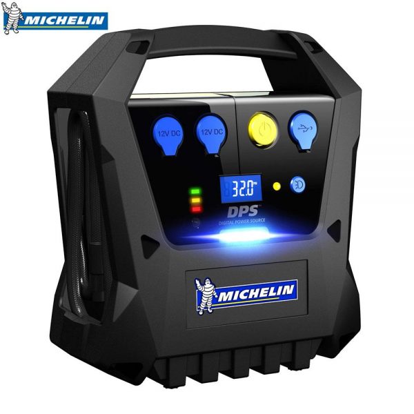 Michelin MC12267 12Volt Şarjlı 120 PSI Dijital Basınç Göstergeli Taşınabilir Hava Pompası + Power Bank