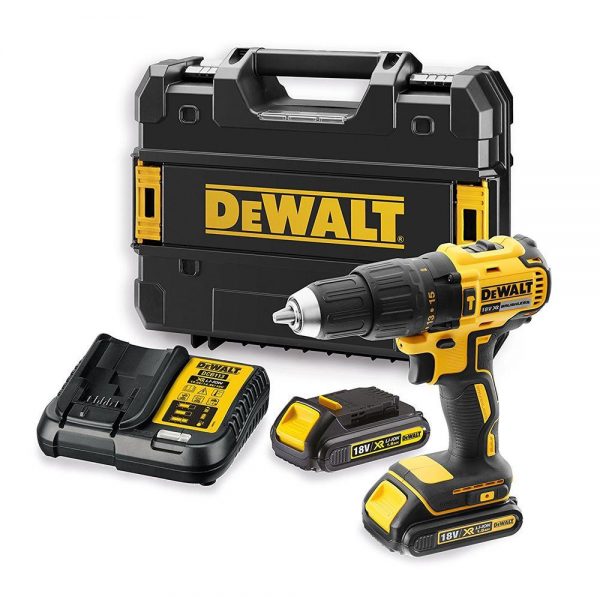 Dewalt DCD778S2T 18Volt/1.5Ah Li-ion Çift Akülü Profesyonel Darbeli Matkap