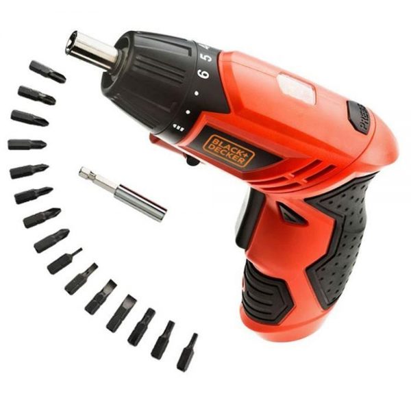 Black&Decker KC4815L 3.6Volt Li-Ion Şarjlı Tornavida + 15 Parça Vidalama ucu