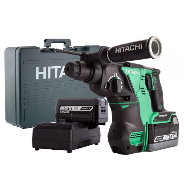 Hitachi DH36DBL 36Volt/2.6Ah Li-ion 3.3J Kömürsüz Profesyonel Şarjlı SDS-Plus Kırıcı/Delici