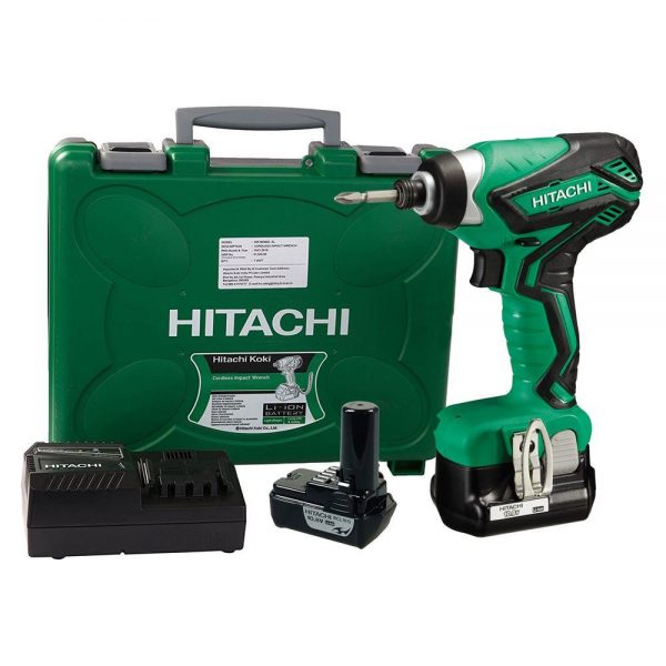 Hitachi WH10DAL 10.8Volt/1.5Ah Li-ion Çift Akülü Profesyonel Darbeli Tornavida