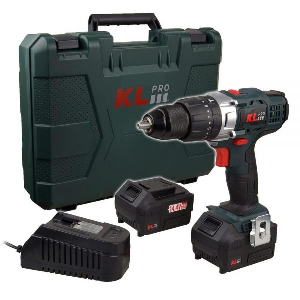 KLPRO KLDM1440 14.4Volt/4.0Ah Li-ion Çift Akülü Profesyonel Darbeli Matkap