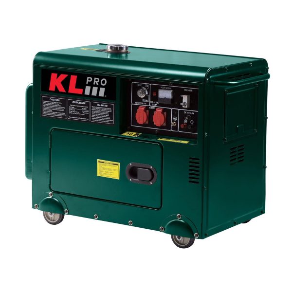 KLPRO KLJ5GF-LDE 13Hp 4.8kVa Monofaze Sessiz Dizel Profesyonel Jeneratör