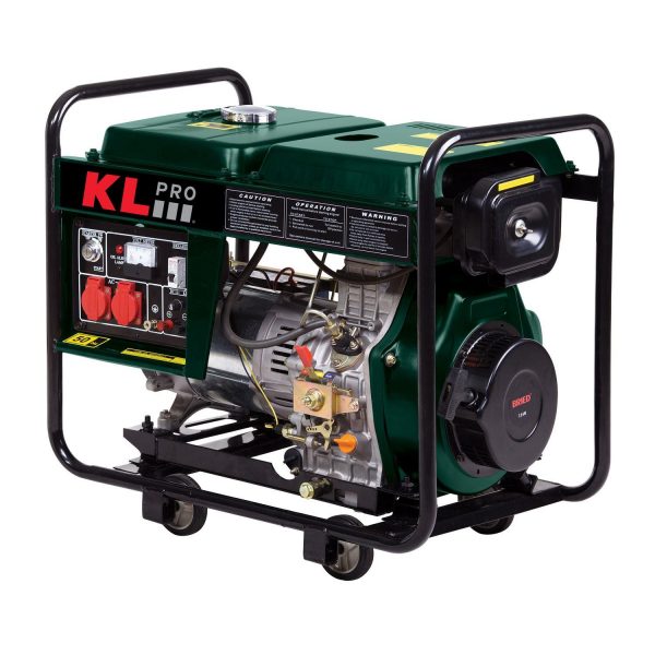 KLPRO KLJ5GF-ME 13Hp 4.8kVa Monofaze Dizel Profesyonel Jeneratör