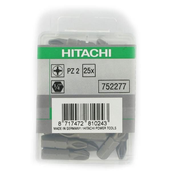 Hitachi 752277 25 Adet Pz2 Vidalama Uç Seti