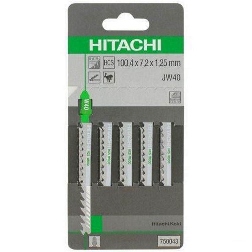 Hitachi 750043 5 Parça T Tipi Ahşap Profesyonel Dekupaj Bıçak Seti